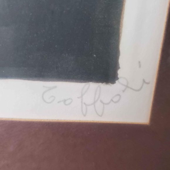 "Femme à l'enfant" (Woman with Child) Signed Lithograph Print by Louis Toffoli - Picture 4 of 12